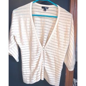 Elbow length long sleeve sweater